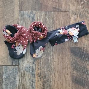 Matilda jane headband and booties